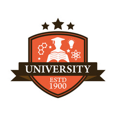 University college school badge logo