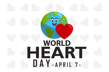 World Health Day. April 7. Holiday concept. Template for background, banner, card, poster
