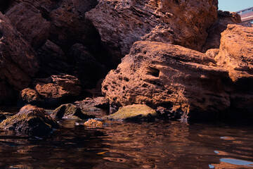 rocks in the sea