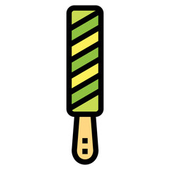 ice cream filled outline icon style