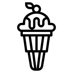 ice cream icon style