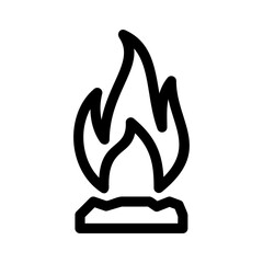 burn icon or logo isolated sign symbol vector illustration - high-quality black style vector icons
