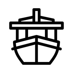 cruise icon or logo isolated sign symbol vector illustration - high-quality black style vector icons
