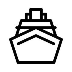 cruise icon or logo isolated sign symbol vector illustration - high-quality black style vector icons
