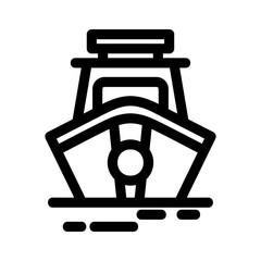 cruise icon or logo isolated sign symbol vector illustration - high-quality black style vector icons
