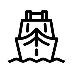 cruise icon or logo isolated sign symbol vector illustration - high-quality black style vector icons
