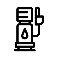 gas station icon or logo isolated sign symbol vector illustration - high-quality black style vector icons

