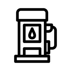 gas station icon or logo isolated sign symbol vector illustration - high-quality black style vector icons
