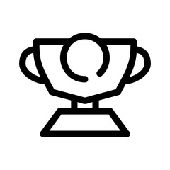 trophy icon or logo isolated sign symbol vector illustration - high-quality black style vector icons
