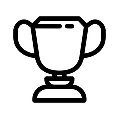 trophy icon or logo isolated sign symbol vector illustration - high-quality black style vector icons
