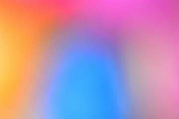 Abstract blurred gradient background in bright colors.
