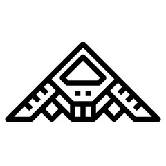 Scramjet line icon style