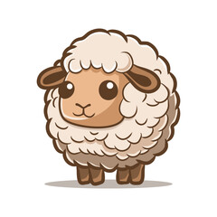 sheep cartoon cute