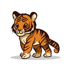 Fototapeta na wymiar tiger cartoon