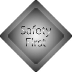 Safety Signs icon message