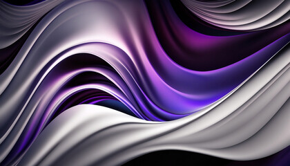 abstract background with waves, Generative AI