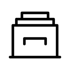 archive icon or logo isolated sign symbol vector illustration - high quality black style vector icons
