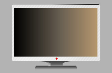 monitor for computer vector illustration