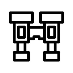 binocular icon or logo isolated sign symbol vector illustration - high quality black style vector icons
