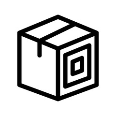 box icon or logo isolated sign symbol vector illustration - high quality black style vector icons
