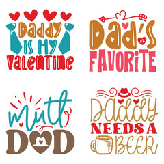 Boho Style Dad Quotes T-shirt And SVG Design Bundle. Dad Daddy Papa SVG Quotes T shirt Design Bundle, Vector EPS Editable Files, Can You Download This File.