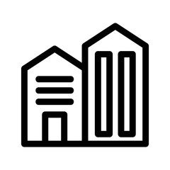 building icon or logo isolated sign symbol vector illustration - high quality black style vector icons
