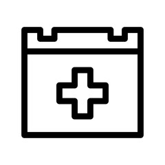 calendar icon or logo isolated sign symbol vector illustration - high quality black style vector icons
