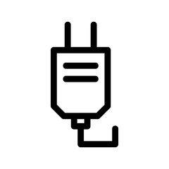 plug icon or logo isolated sign symbol vector illustration - high quality black style vector icons
