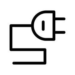plug icon or logo isolated sign symbol vector illustration - high quality black style vector icons
