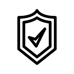 shield icon or logo isolated sign symbol vector illustration - high quality black style vector icons
