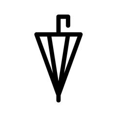 umbrella icon or logo isolated sign symbol vector illustration - high quality black style vector icons
