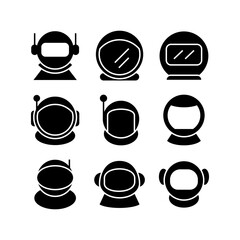 astronaut icon or logo isolated sign symbol vector illustration - high quality black style vector icons
