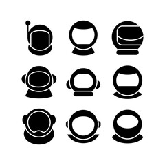 astronaut icon or logo isolated sign symbol vector illustration - high quality black style vector icons
