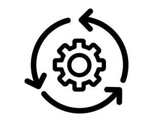 Agile icon, vector illustration