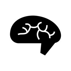 brain icon or logo isolated sign symbol vector illustration - high quality black style vector icons
