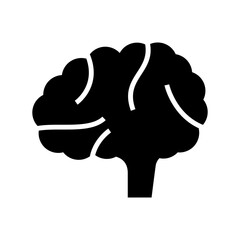 brain icon or logo isolated sign symbol vector illustration - high quality black style vector icons
