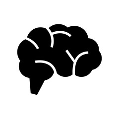 brain icon or logo isolated sign symbol vector illustration - high quality black style vector icons
