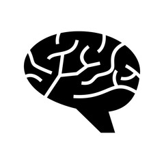 brain icon or logo isolated sign symbol vector illustration - high quality black style vector icons
