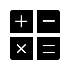 Fototapeta premium calculations icon or logo isolated sign symbol vector illustration - high quality black style vector icons 