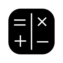 Obraz premium calculations icon or logo isolated sign symbol vector illustration - high quality black style vector icons 