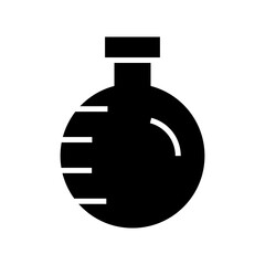 flask icon or logo isolated sign symbol vector illustration - high quality black style vector icons
