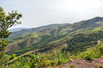 Kuduremukh mountain range, India