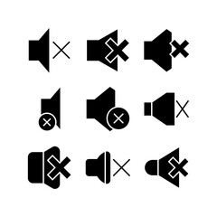 silent icon or logo isolated sign symbol vector illustration - high quality black style vector icons
