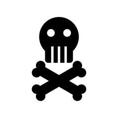 skull of death icon or logo isolated sign symbol vector illustration - high quality black style vector icons
