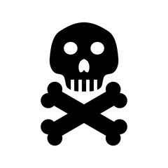 skull of death icon or logo isolated sign symbol vector illustration - high quality black style vector icons
