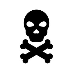 skull of death icon or logo isolated sign symbol vector illustration - high quality black style vector icons
