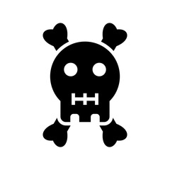 skull of death icon or logo isolated sign symbol vector illustration - high quality black style vector icons
