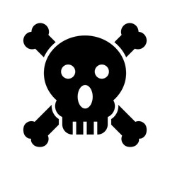 skull of death icon or logo isolated sign symbol vector illustration - high quality black style vector icons
