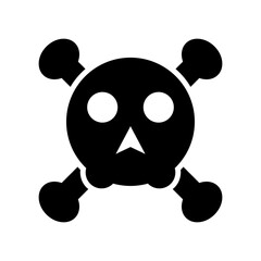 skull of death icon or logo isolated sign symbol vector illustration - high quality black style vector icons
