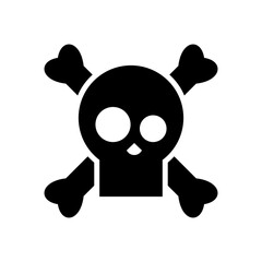 skull of death icon or logo isolated sign symbol vector illustration - high quality black style vector icons

